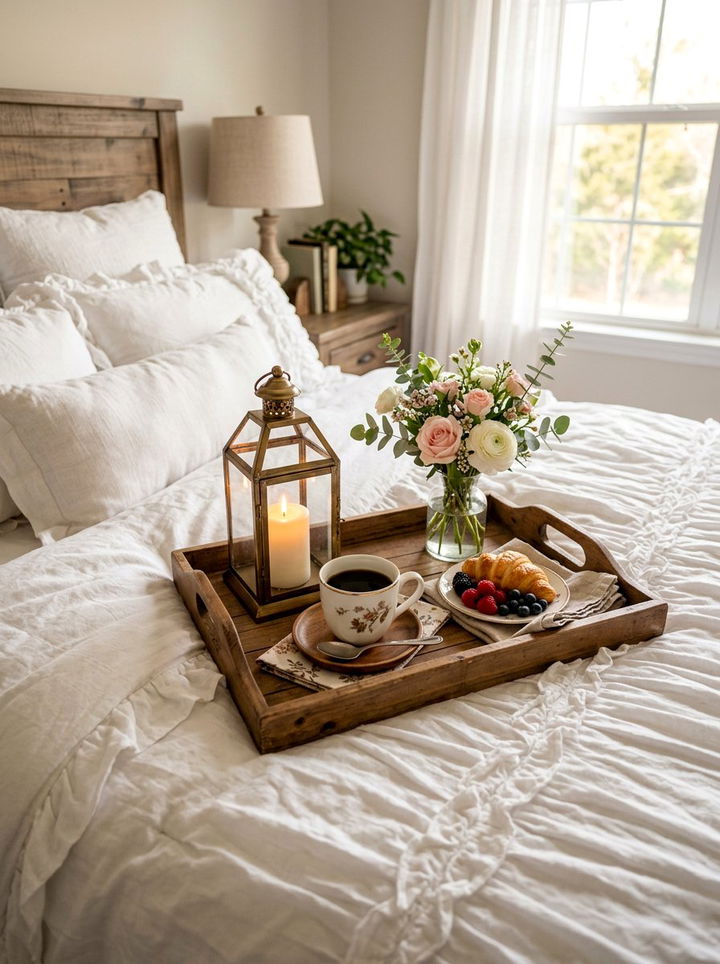 Bed Tray Candle Lantern - 30 bedroom candle lanterns