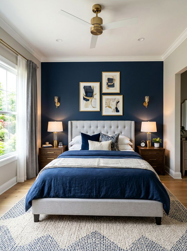 Bedroom Accent Wall - 30 bedroom photography ideas