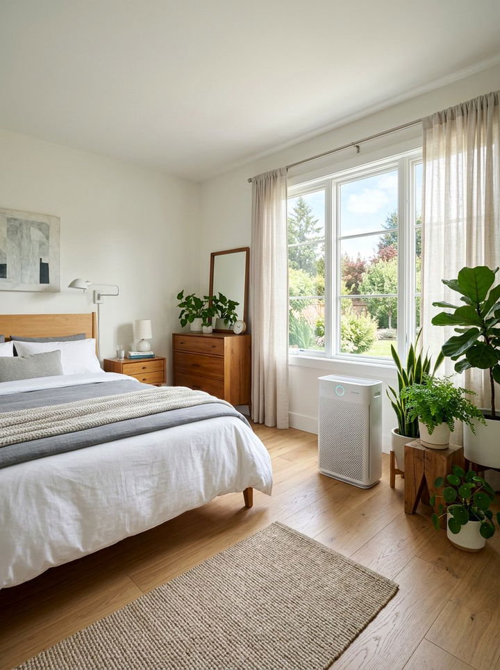 Bedroom Air Purifier - 30 insomnia bedroom ideas