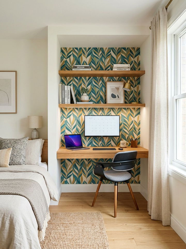 Bedroom Alcove Office - 30 bedroom workspace ideas