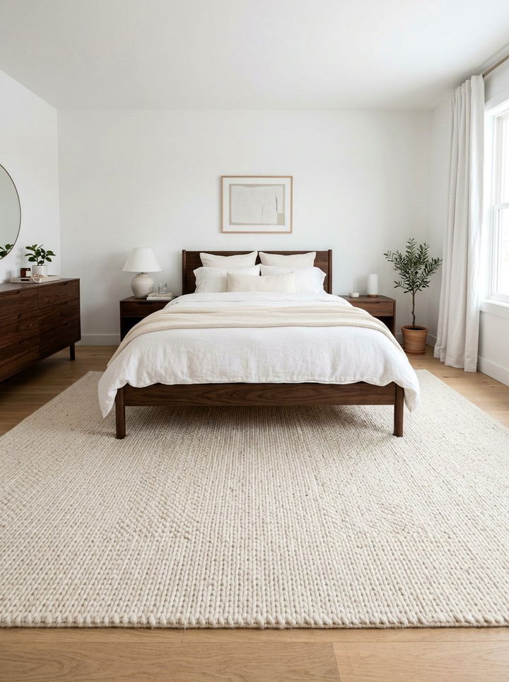 Bedroom Area Rug - 30 inexpensive bedroom ideas