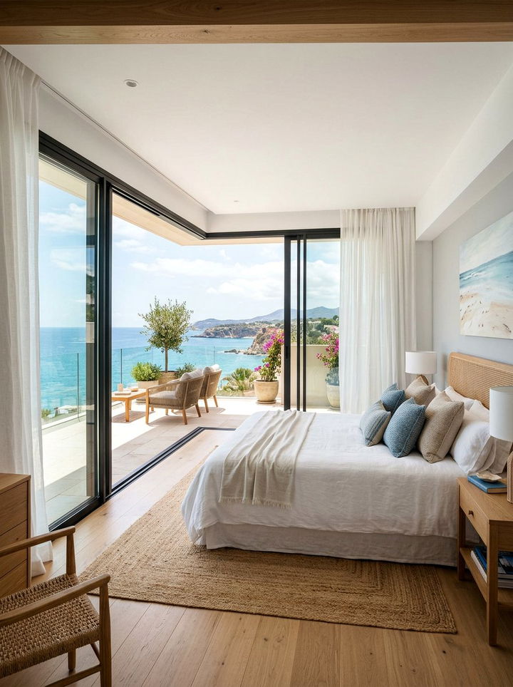 Bedroom Balcony Access Layout - 30 bedroom space planning ideas