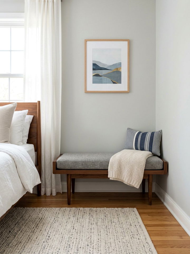 Bedroom Corner Bench - 30 bedroom corner ideas