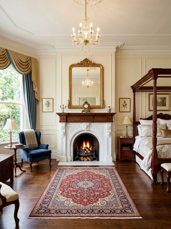 Bedroom Fireplace Surround - 30 traditional bedroom ideas