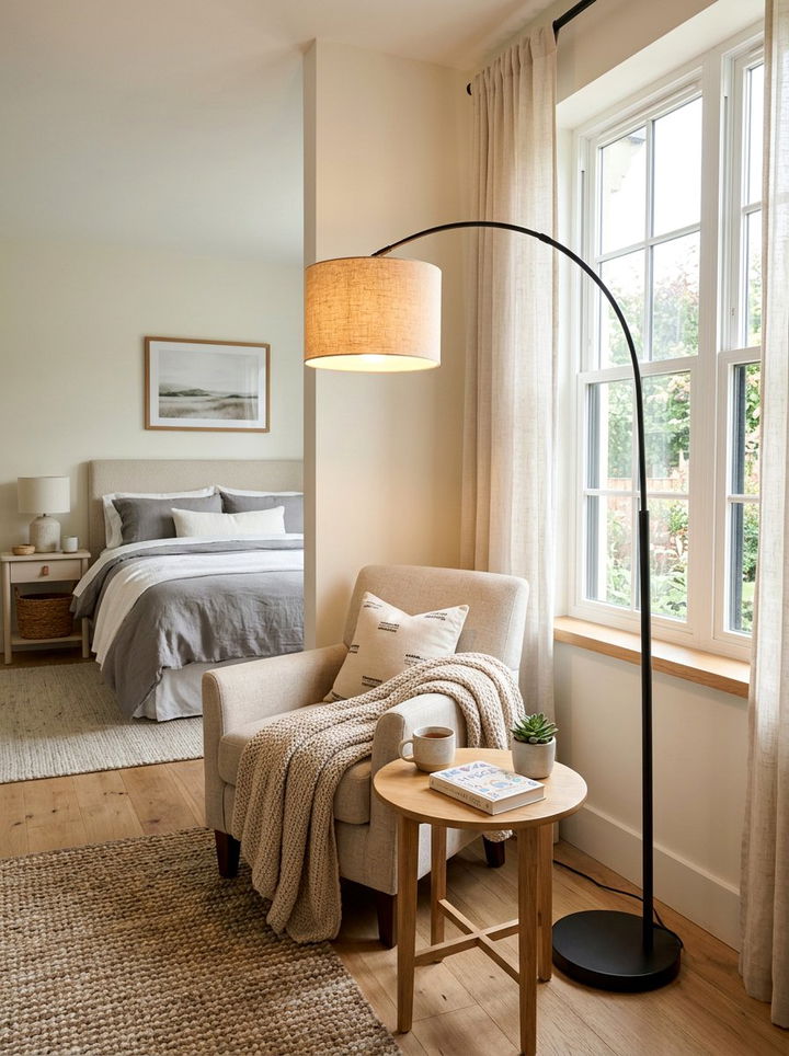 Bedroom Floor Lamp Corner Lighting - 30 bedroom layered lighting ideas