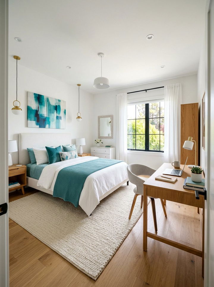 Bedroom Layout With Desk - 30 bedroom furniture layout