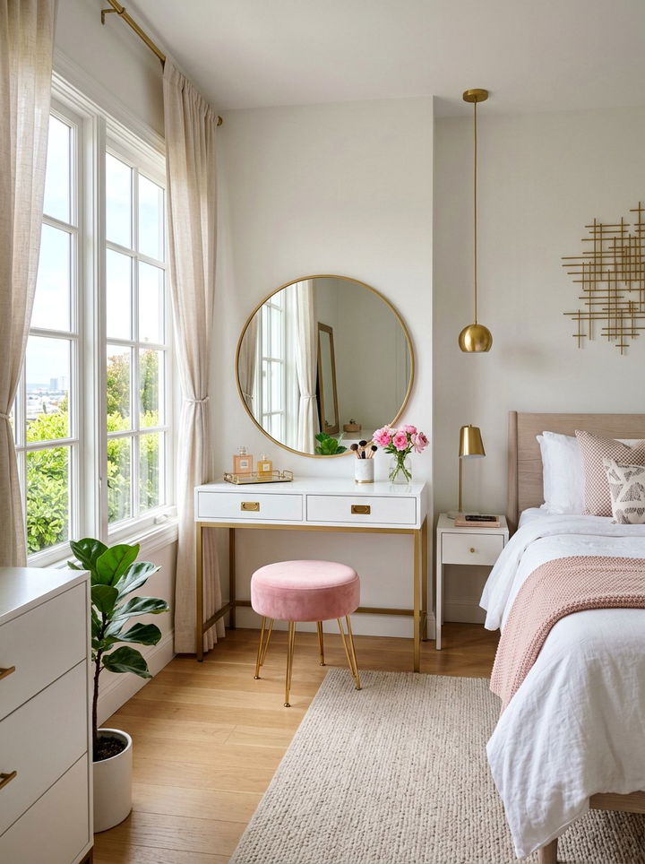 Bedroom Layout With Vanity Table - 30 bedroom layout ideas