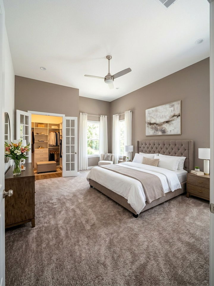 Bedroom Layout With Walk In Closet - 30 bedroom furniture placement