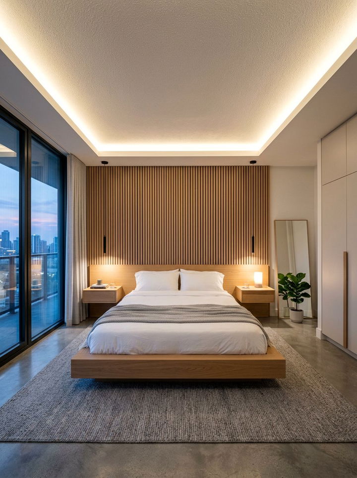 Bedroom Led Strip Cove Lighting - 30 bedroom layered lighting ideas