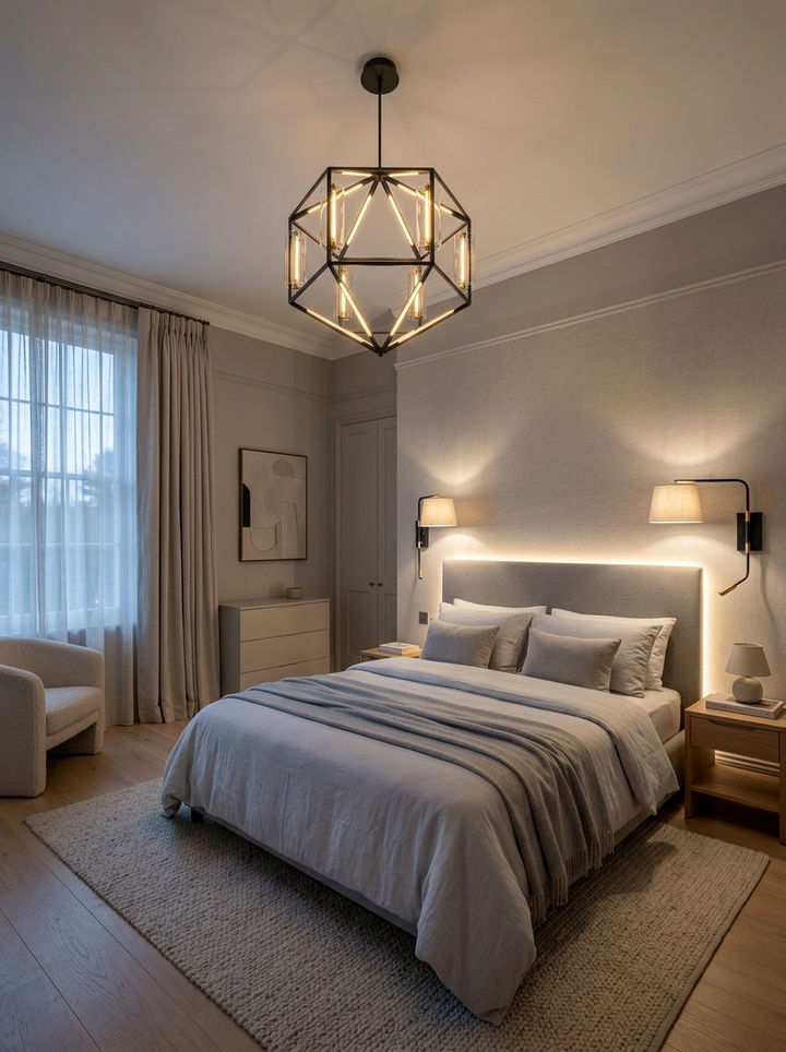 Bedroom Lighting Fixtures - 30 bedroom makeover ideas