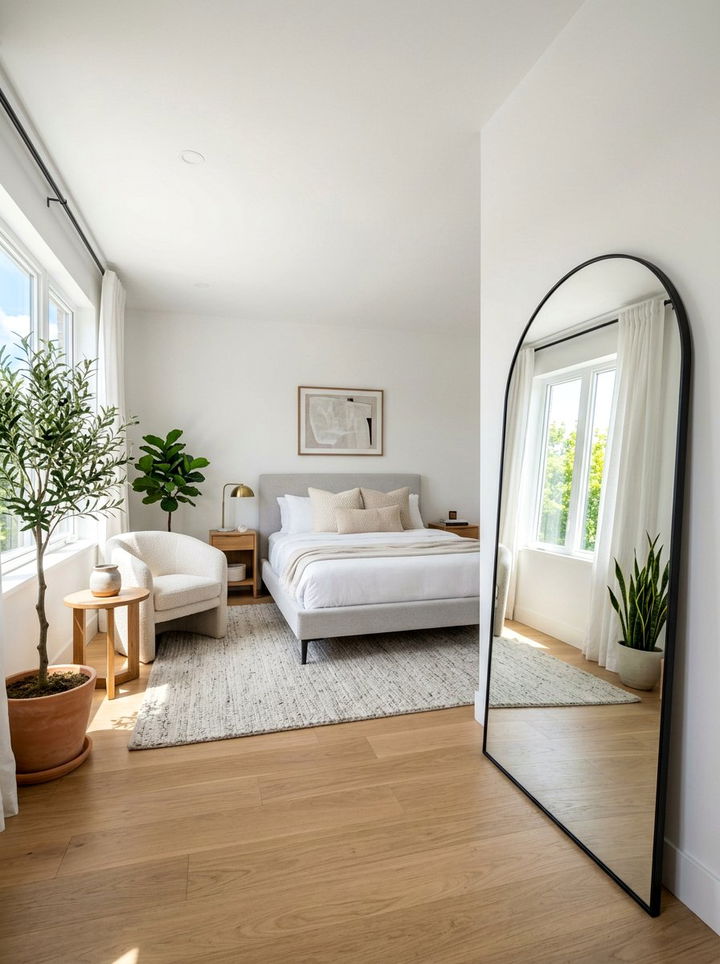 Bedroom Mirror Placement - 30 bedroom natural lighting ideas