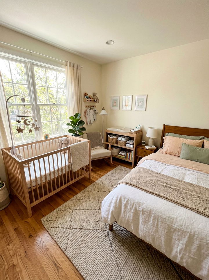 Bedroom Nursery Setup - 30 bedroom space planning ideas