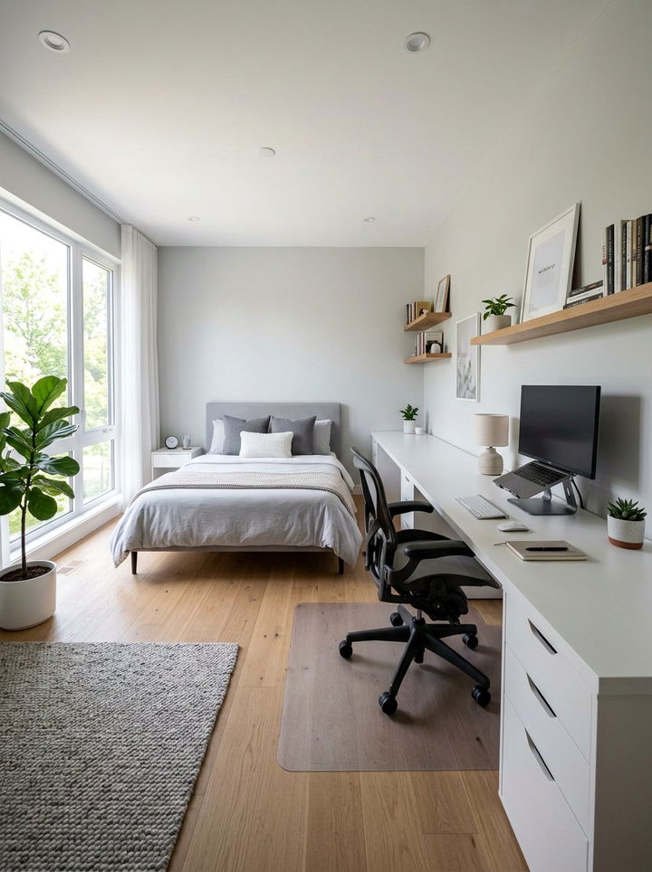 Bedroom Office Combo - 30 open concept bedroom ideas