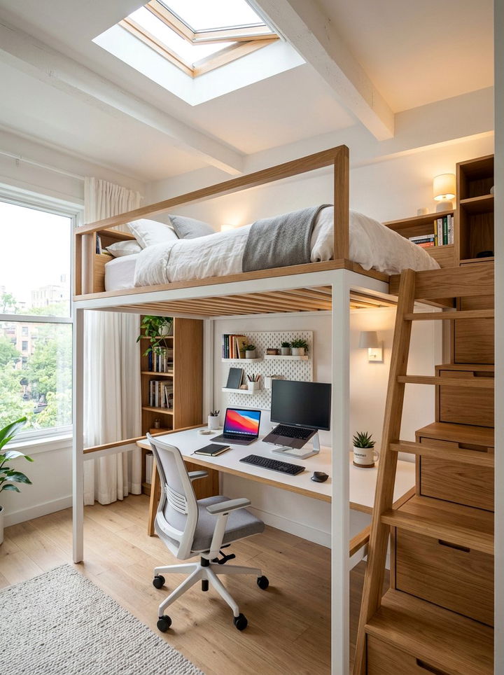 30 Clever Loft Bedroom Ideas for Small Space Living