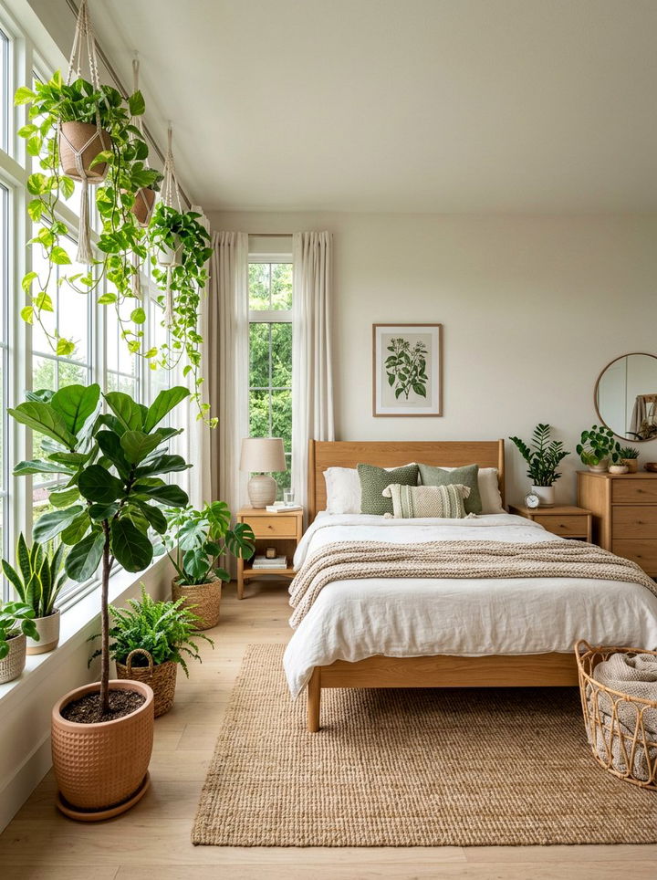 Bedroom Plant Decor - 30 weekend bedroom ideas