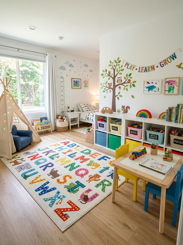 Bedroom Play Area - 30 bedroom dual purpose ideas