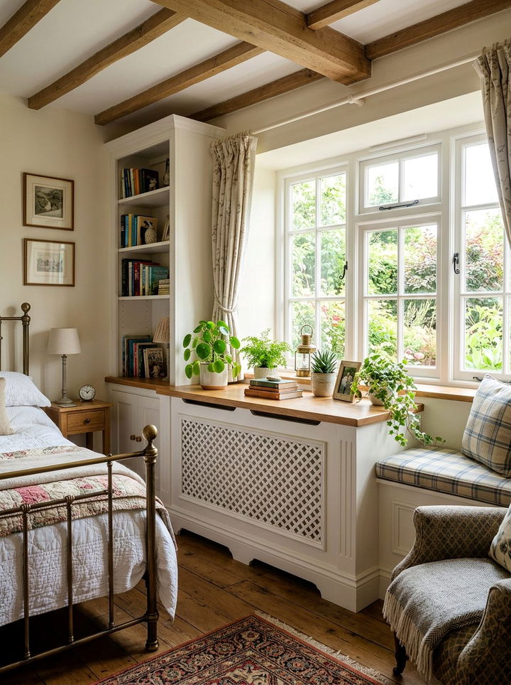 Bedroom Radiator Cover Built In - 30 bedroom built-in ideas