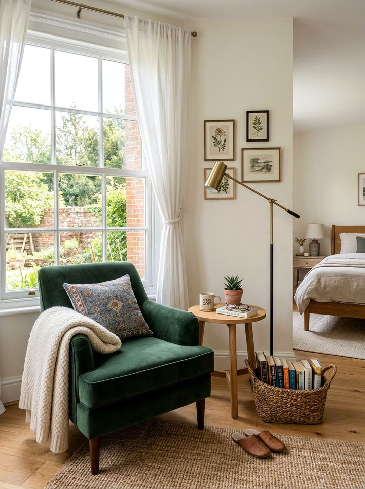 Bedroom Reading Nook - 30 cabin bedroom ideas