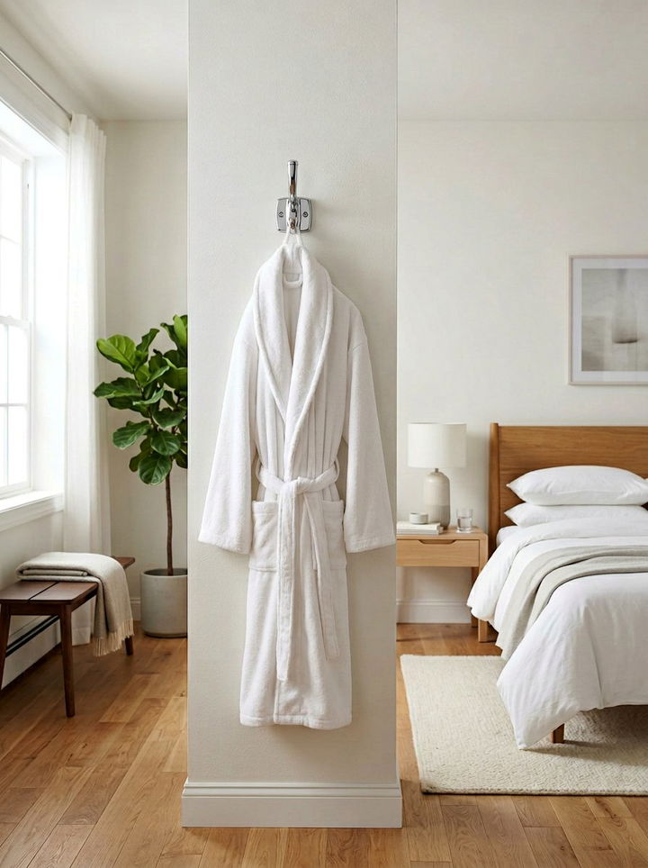 Bedroom Robe Hook - 30 command strip bedroom ideas