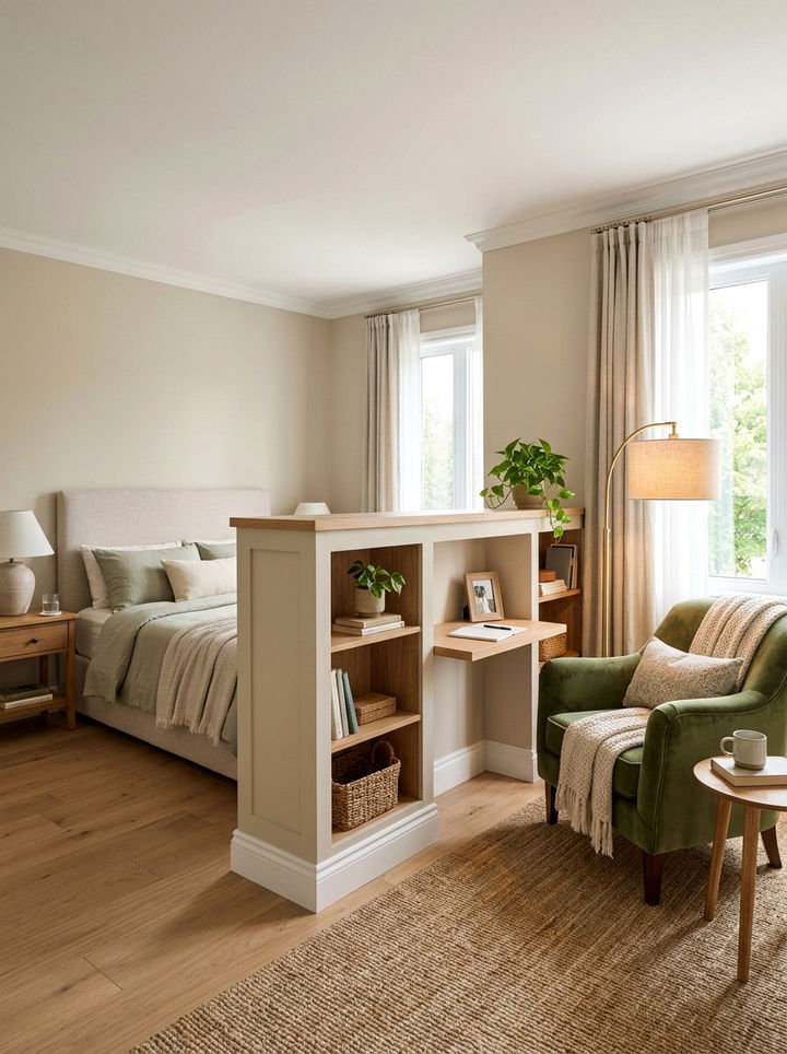 Bedroom Room Divider Half Wall - 30 bedroom half wall ideas