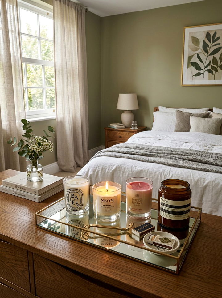 Bedroom Scented Candle - 30 inexpensive bedroom ideas