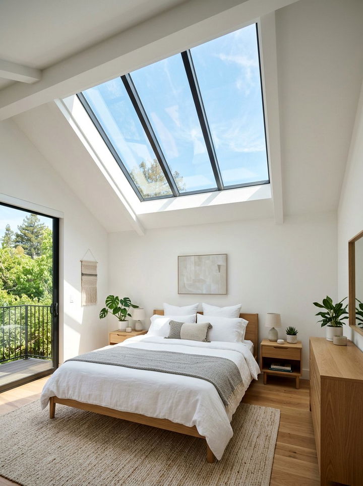 Bedroom Skylight Design - 30 nature themed bedroom ideas