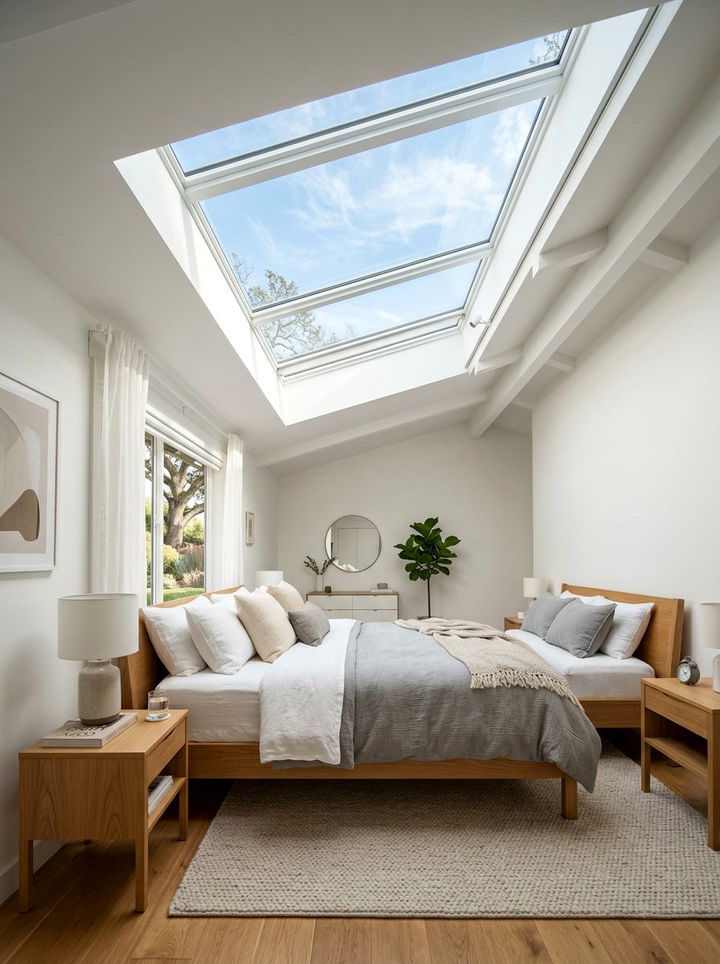 Bedroom Skylight - 30 bright bedroom ideas