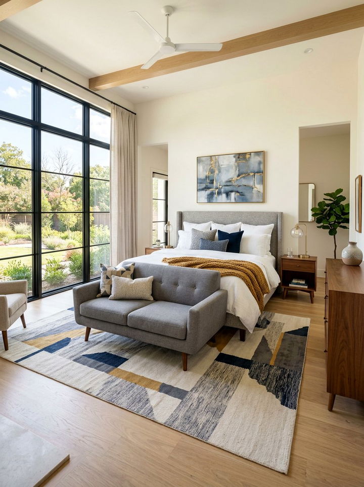 Bedroom Sofa At Foot Of Bed - 30 bedroom zoning ideas