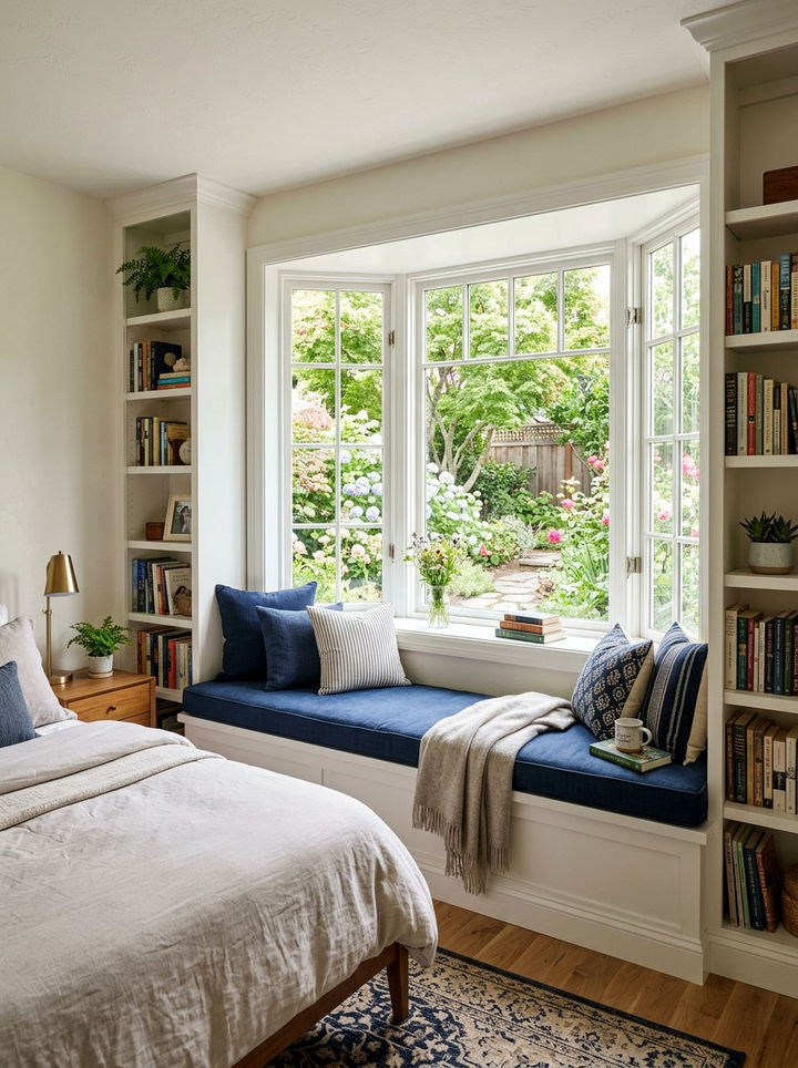 Bedroom Window Seat - 30 bedroom renovation ideas