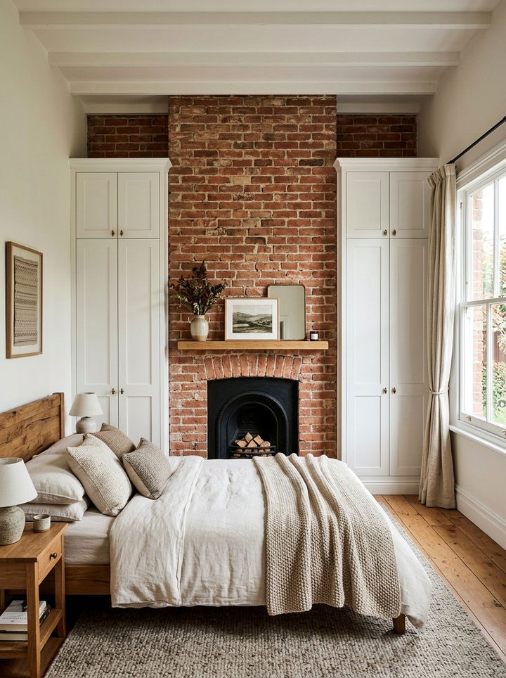 Bedroom chimney breast wall - 30 oddly shaped bedroom ideas