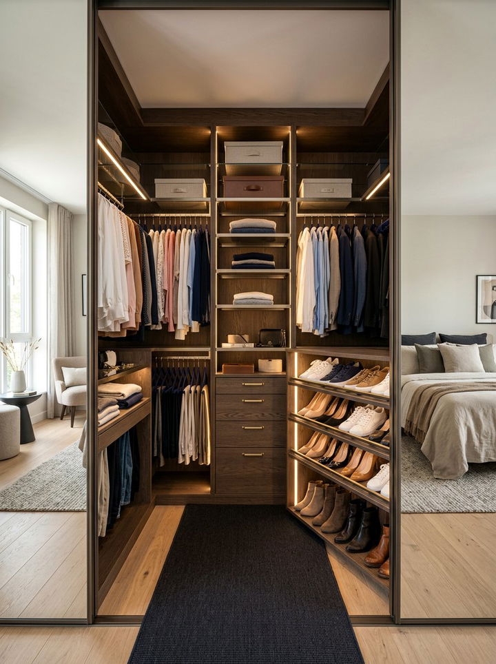 Bedroom closet system - 30 bedroom upgrade ideas