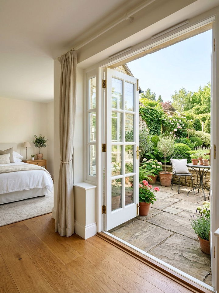 Bedroom french doors opening to patio - 30 bedroom french doors