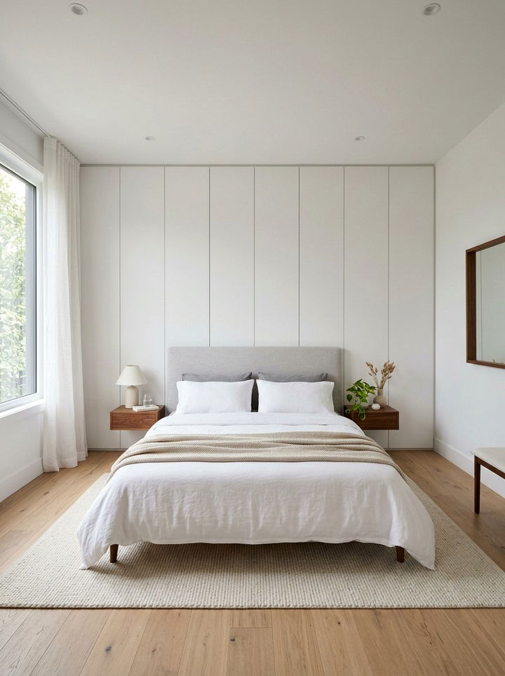 Bedroom layout with built in wardrobes - 30 bedroom floor plan ideas