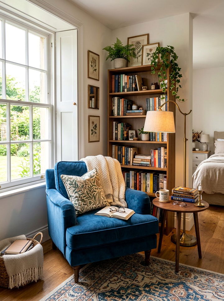 Bedroom reading nook - 30 bedroom update ideas