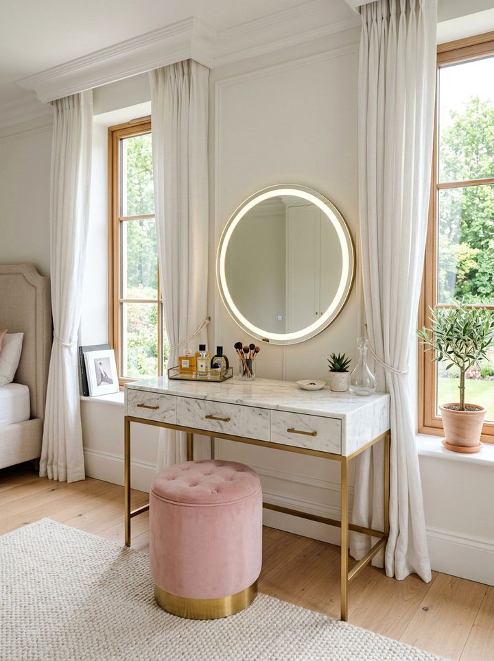 Bedroom vanity nook - 30 bedroom nook ideas