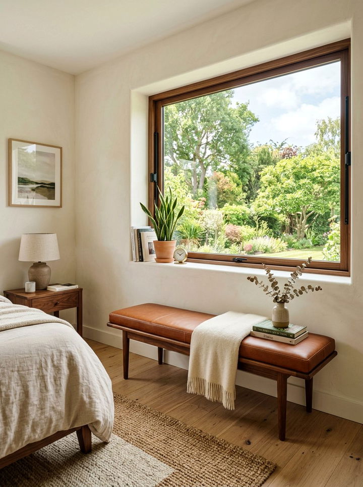 Bedroom window bench - 30 bedroom nook ideas