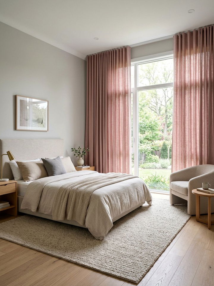 Bedroom window curtains - 30 bedroom update ideas