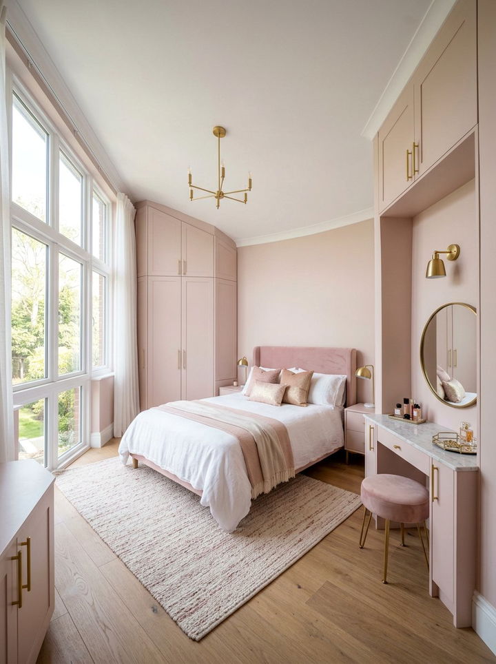 Bedroom with extra corners - 30 oddly shaped bedroom ideas