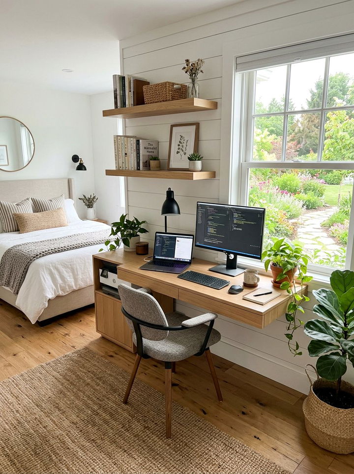 Bedroom workspace - 30 bedroom upgrade ideas