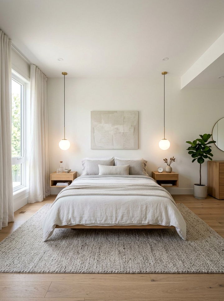 Bedside Pendant Lights - 30 bedroom lighting ideas