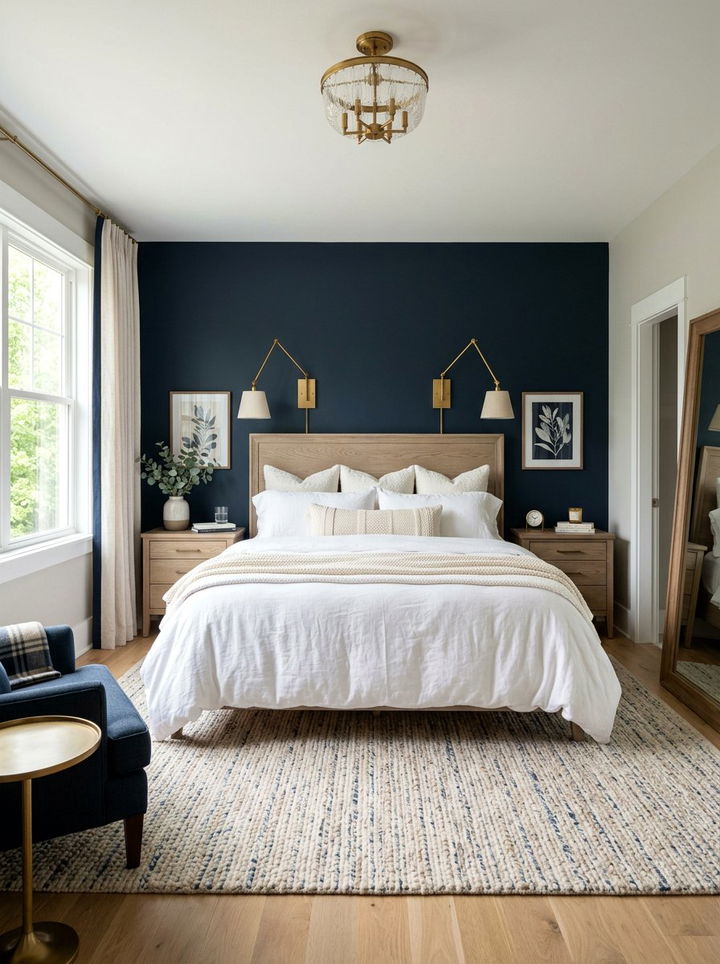 Bedside Wall Sconce - 30 bedroom accent lighting ideas