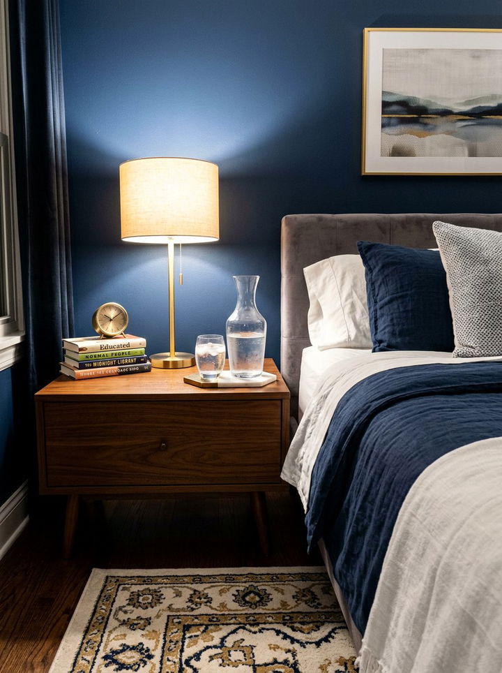 Bedside Water Carafe - 30 bedroom finishing touches ideas