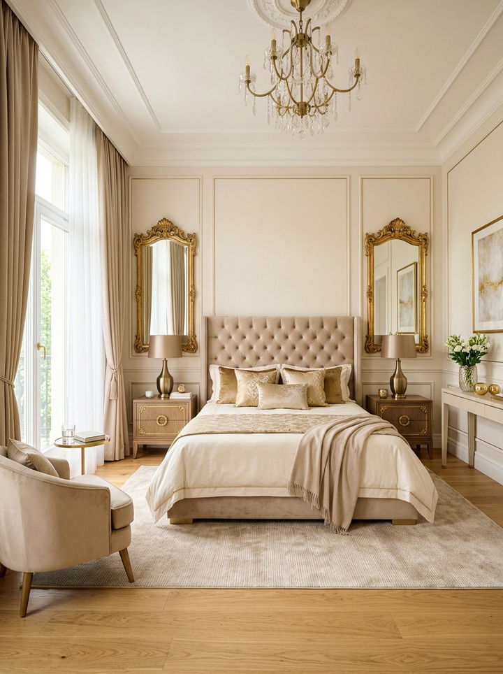 Beige And Gold Bedroom - 30 warm beige bedroom ideas