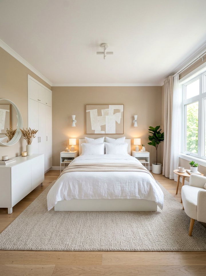 Beige And White Bedroom - 30 warm beige bedroom ideas