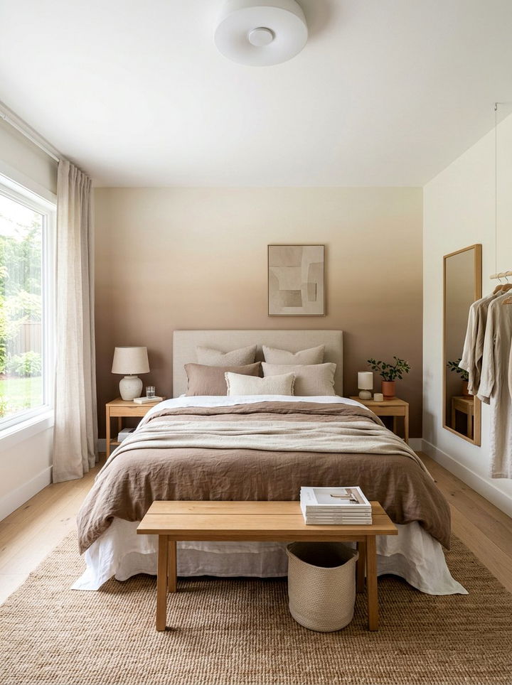 Beige Ombre Bedroom - 30 ombre bedroom ideas