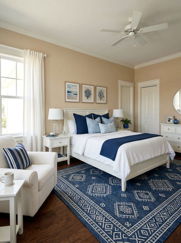 Beige and blue bedroom - 30 bedroom beige walls