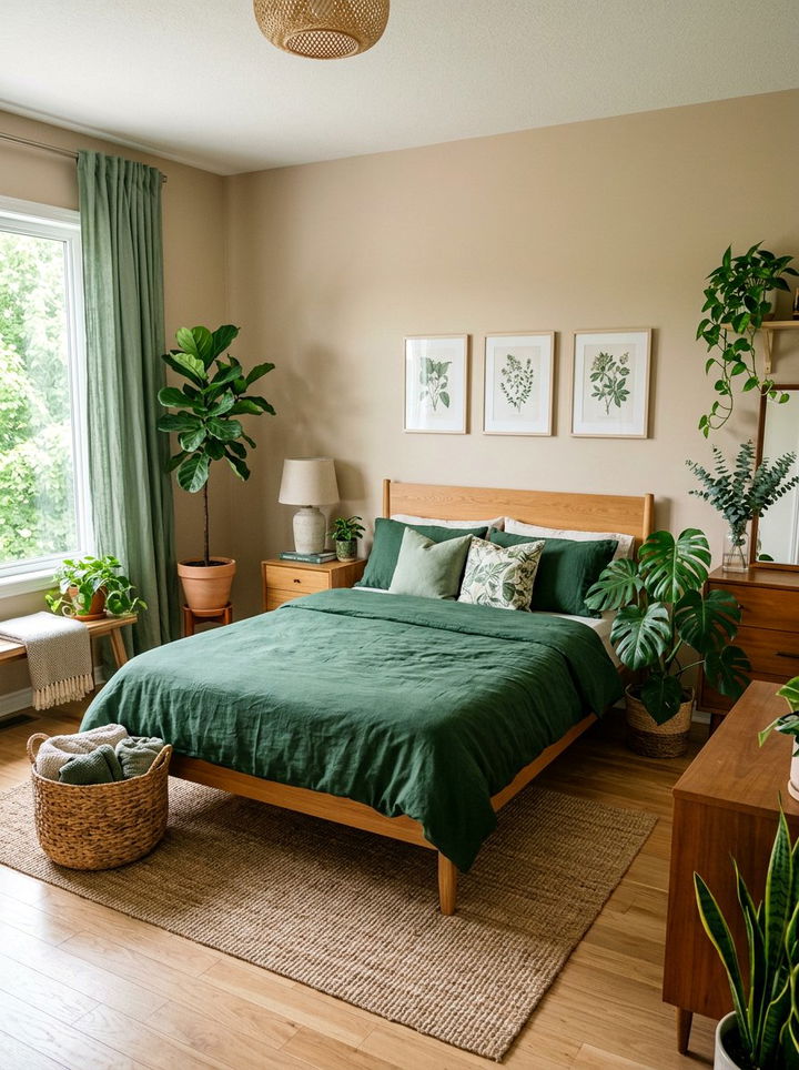 Beige and green bedroom - 30 bedroom beige walls