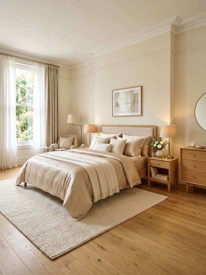 Beige silk bedding - 30 bedroom silk bedding ideas