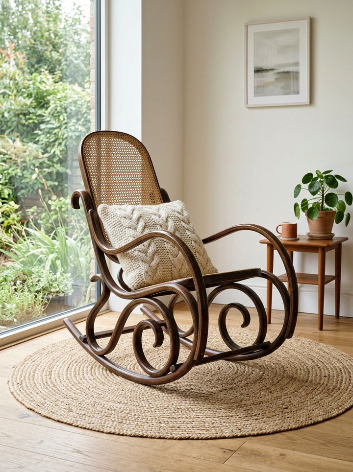 Bentwood Rocking Chair - 30 secondhand bedroom ideas