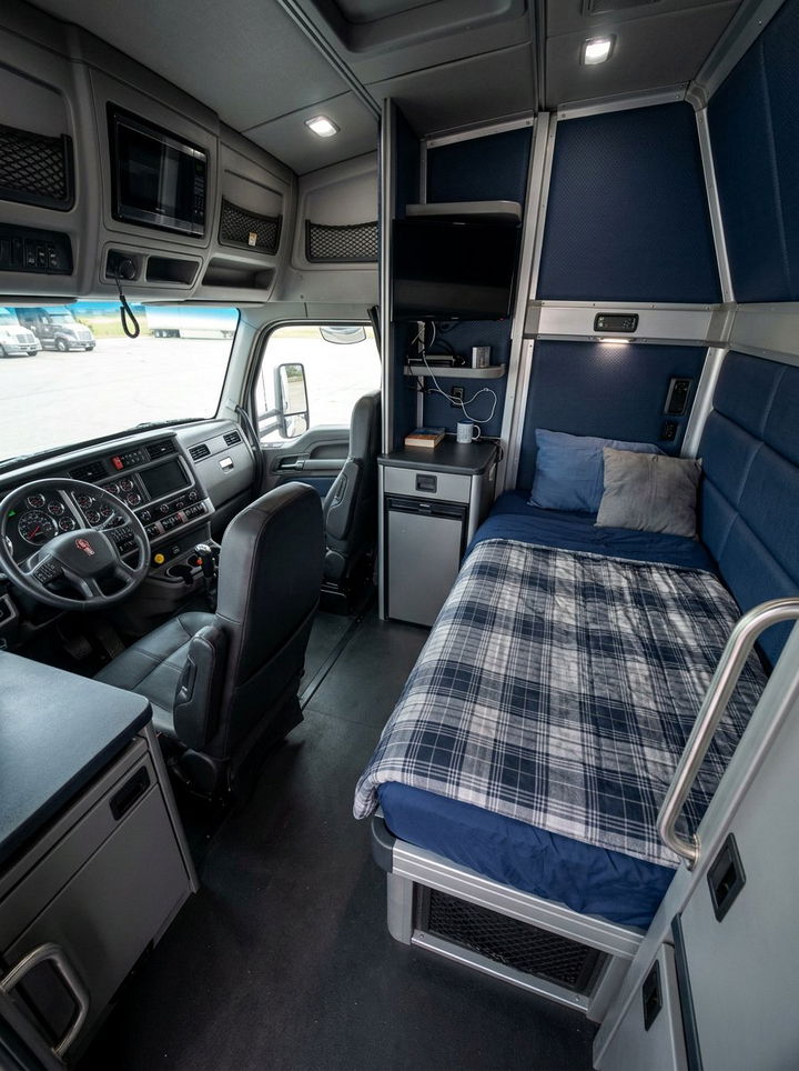 Big Rig Cabin Bed - 30 truck bedroom ideas